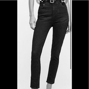 NWT FREE PEOPLE We The Free High Waisted Belted Jeans Size 30
